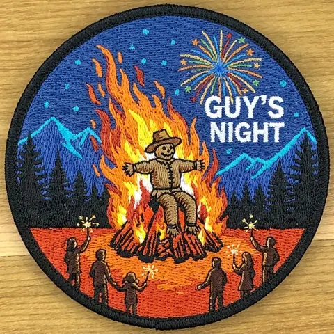 Guy Fawkes Night commemorative patch