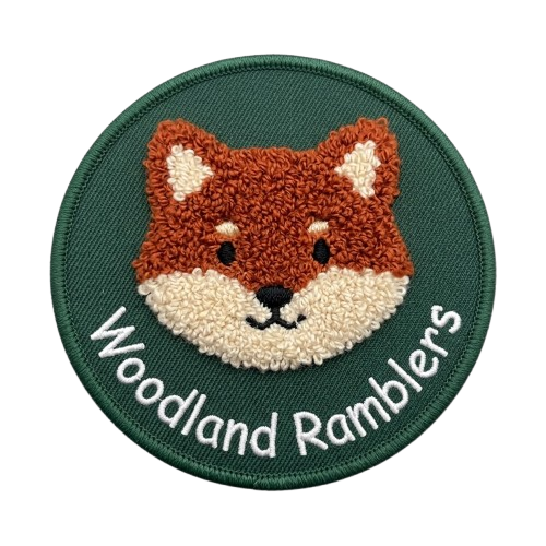 Chenille patch sample