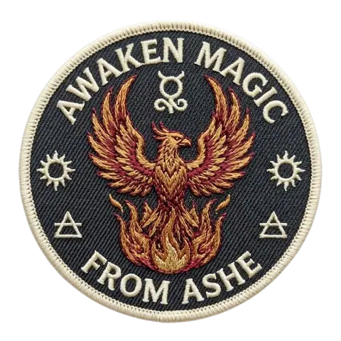 Custom embroidered patch sample