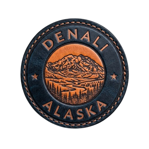 Leather patch sample