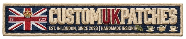 Custom UK Patches embroidered logo