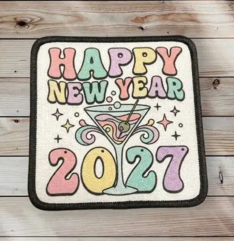 Happy New Year commemorative patch